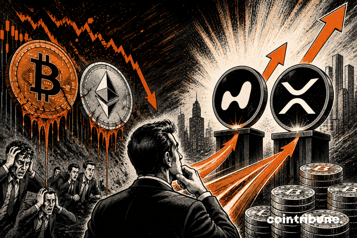 Bitcoin and Ether are bleeding, HYPE and XRP attract capital
