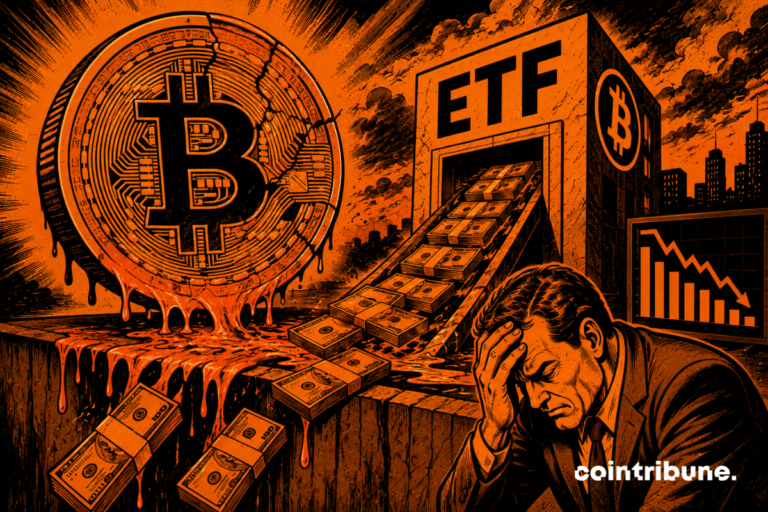 Bitcoin ETFs Record Eighth Consecutive Day of Outflows