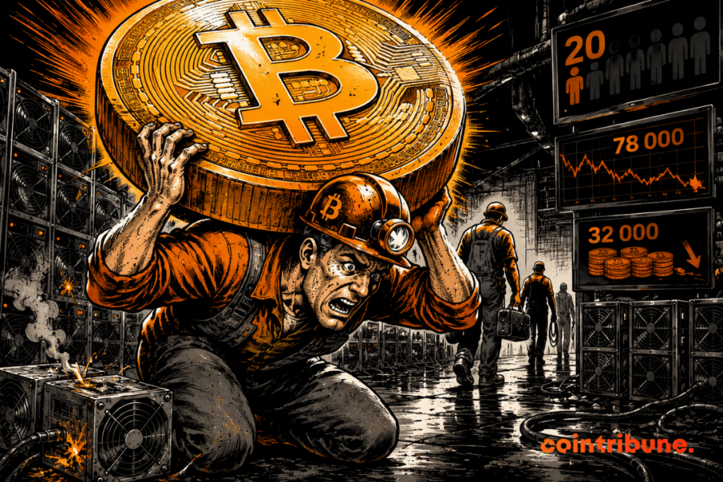 Miner crushed by giant bitcoin at mining farm