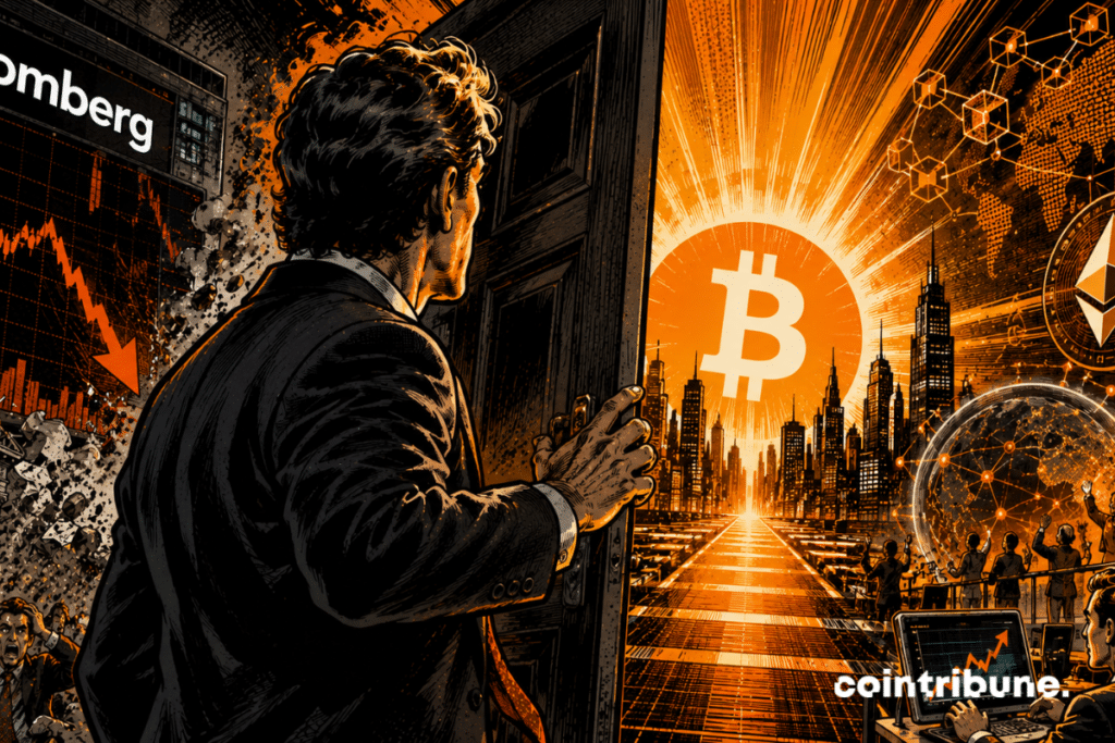 A crypto investor is observing a financial paradigm shift.