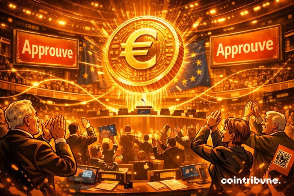 Europe, through the European Parliament, validates the legislative framework of the digital Euro!