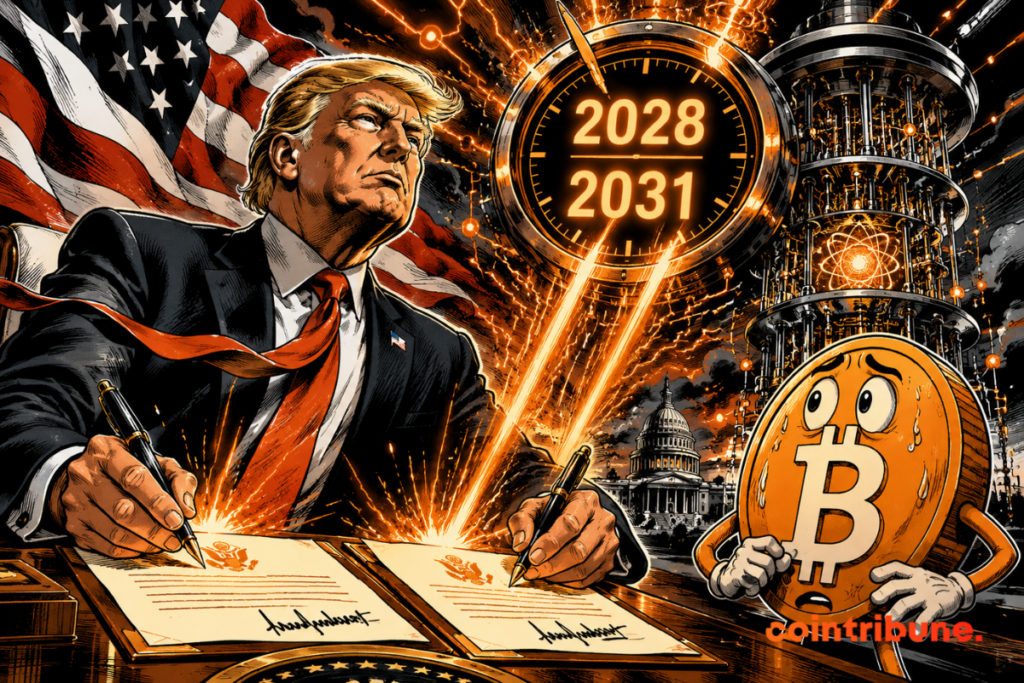 Trump signs two executive orders, Bitcoin worried about the quantum clock