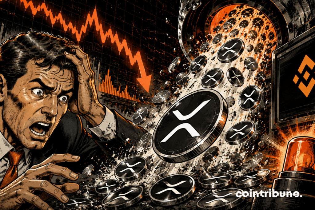 A financial panic under a deluge of XRP tokens following the abundance of liquidity on the Binance exchange.