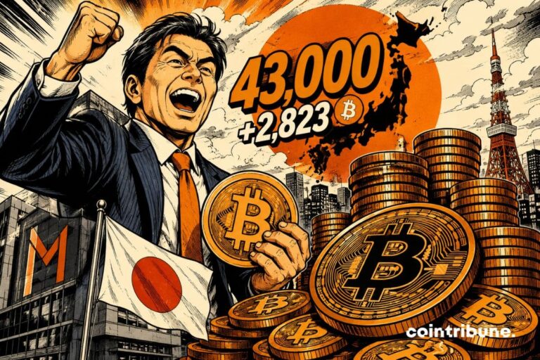 Metaplanet exceeds 43,000 Bitcoin after new purchase of 2,823 BTC