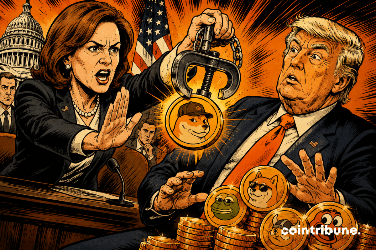 Senator wants to deprive Trump of his memecoin income