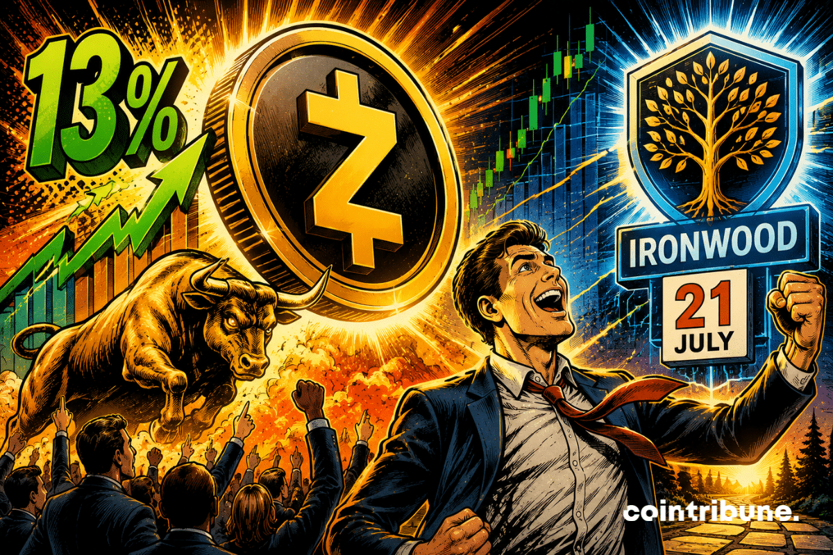 Zcash grows 13% ahead of July 21 Ironwood update