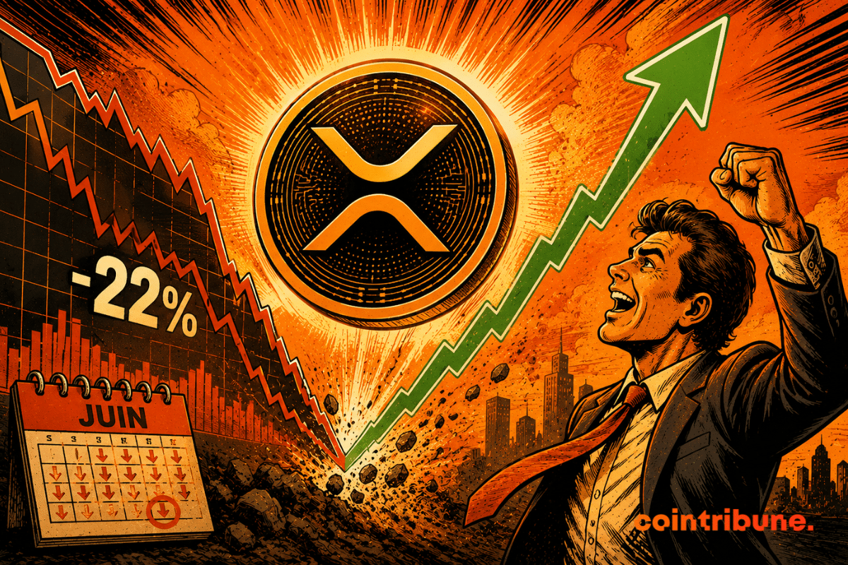 Crypto: XRP regains color after a 22% fall in June