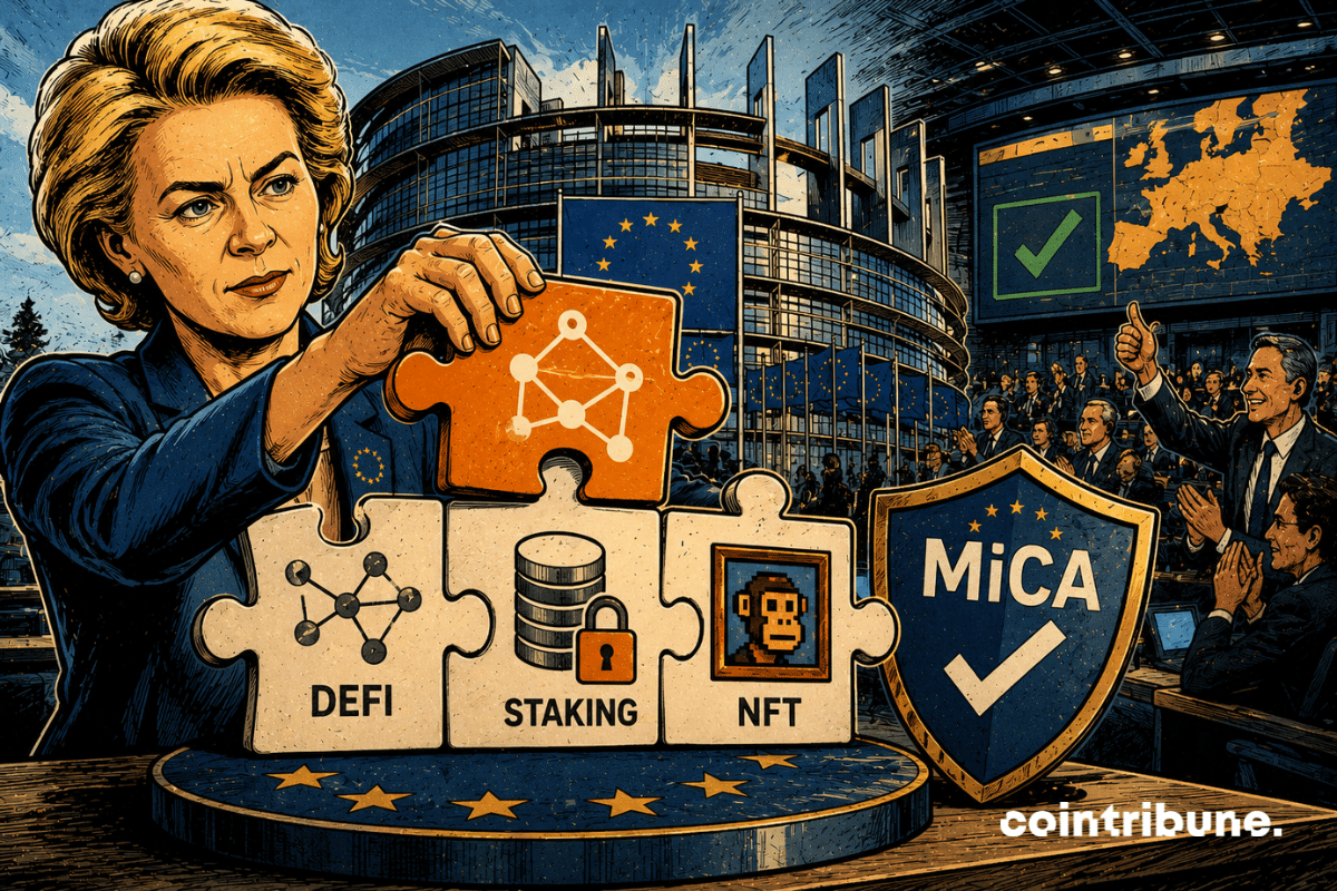 MiCA: Brussels wants to integrate DeFi, staking and NFTs into the framework