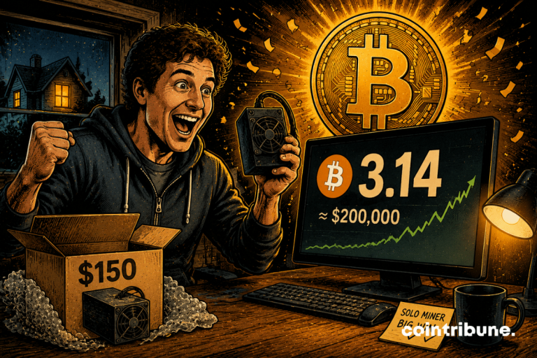Solo miner wins 3.14 bitcoins, or $200,000, with $150 device