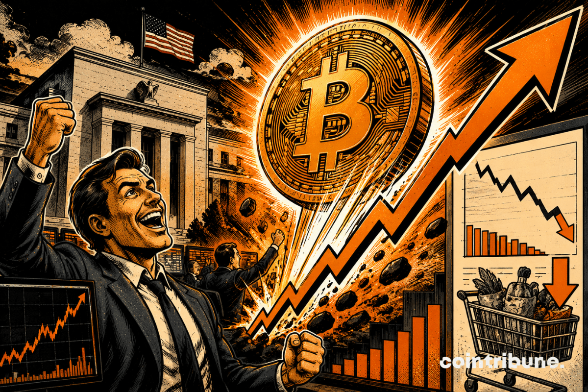 Bitcoin rebounds after a drop in US inflation