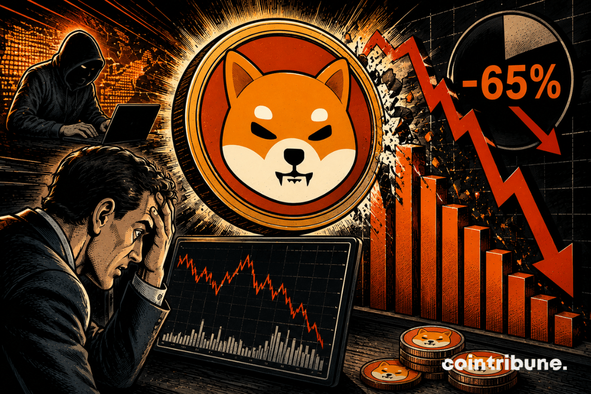 Crypto: The Shiba Inu records a 65% drop in outgoing flows!