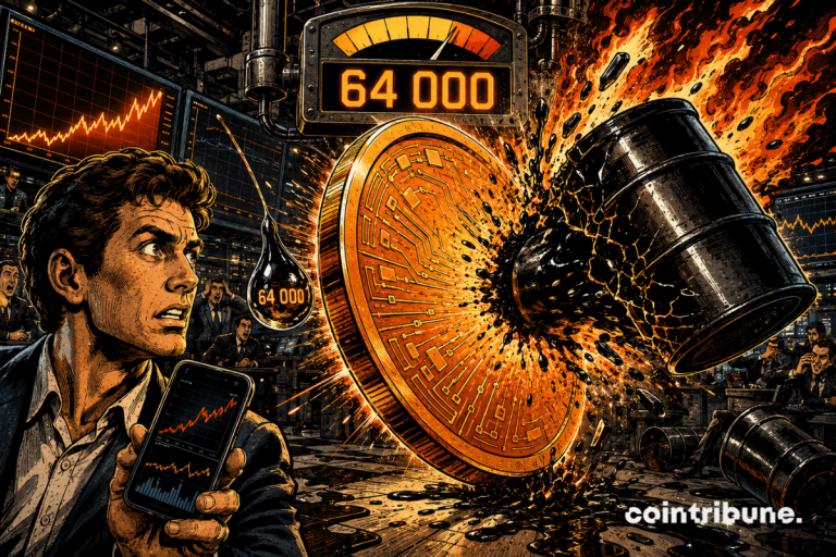 Bitcoin under pressure as Brent jumps almost 4%