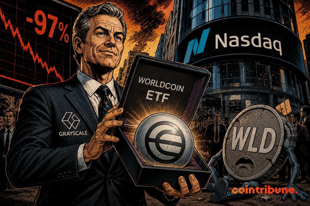 A Worldcoin ETF on Nasdaq? Grayscale takes the gamble