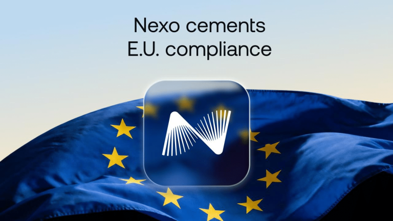 Nexo reaffirms its compliance with European Union requirements