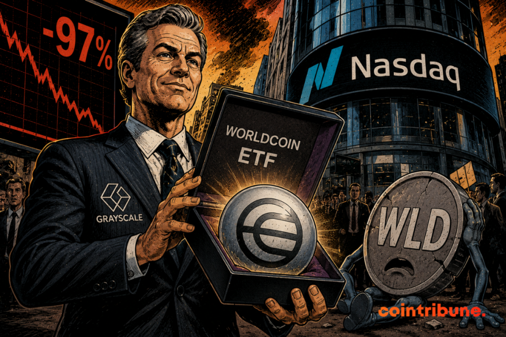 Grayscale is offering a Worldcoin ETF despite the token's collapse, illustrating a bold bet in the face of continued investor skepticism today.