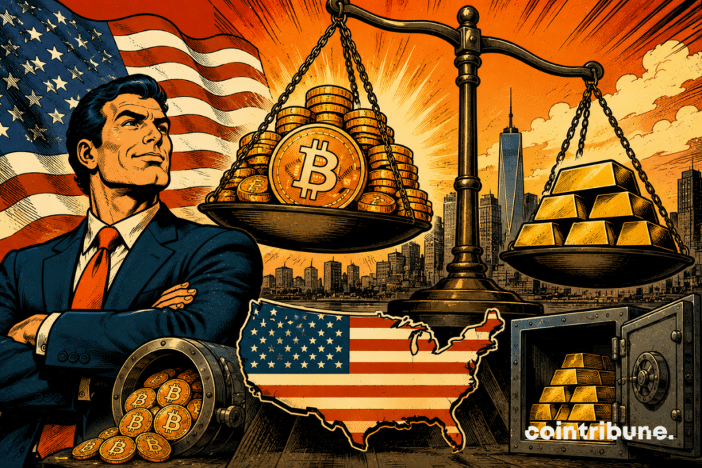 A US retail investor exposes his gold and Bitcoin reserves.