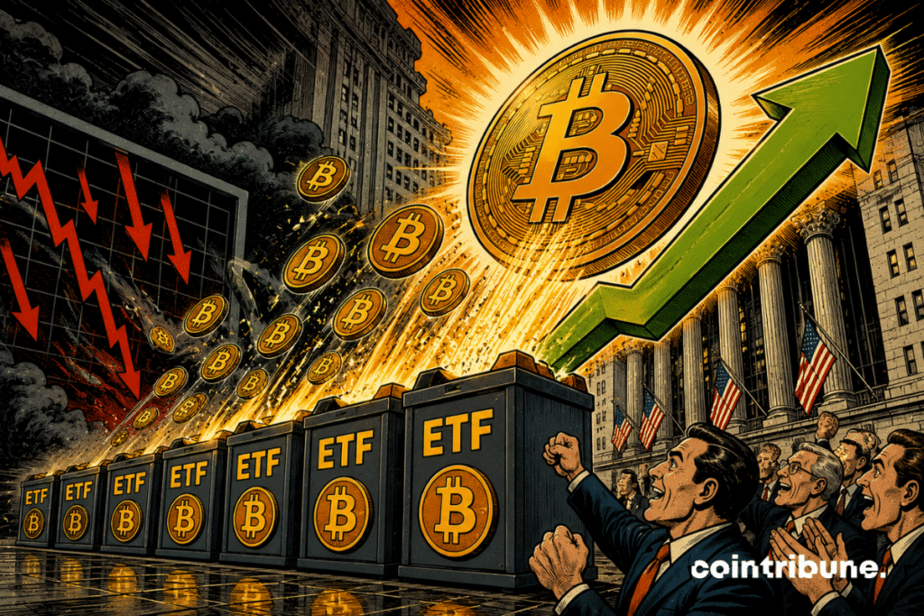 Investors are happily watching the return of capital to Bitcoin ETFs.