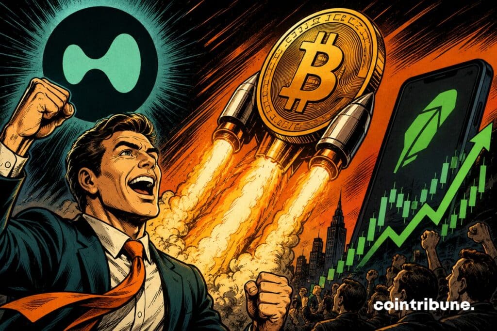 Bitcoin at the heart of an explosion propelled by Hyperliquid and Robinhood. A convergence that will boost the next bull run according to Bitwise.