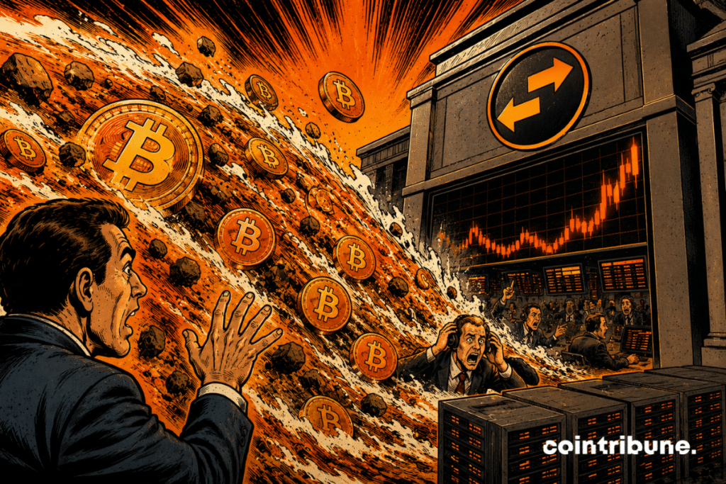 Investors are observing a significant influx of Bitcoins to exchanges.
