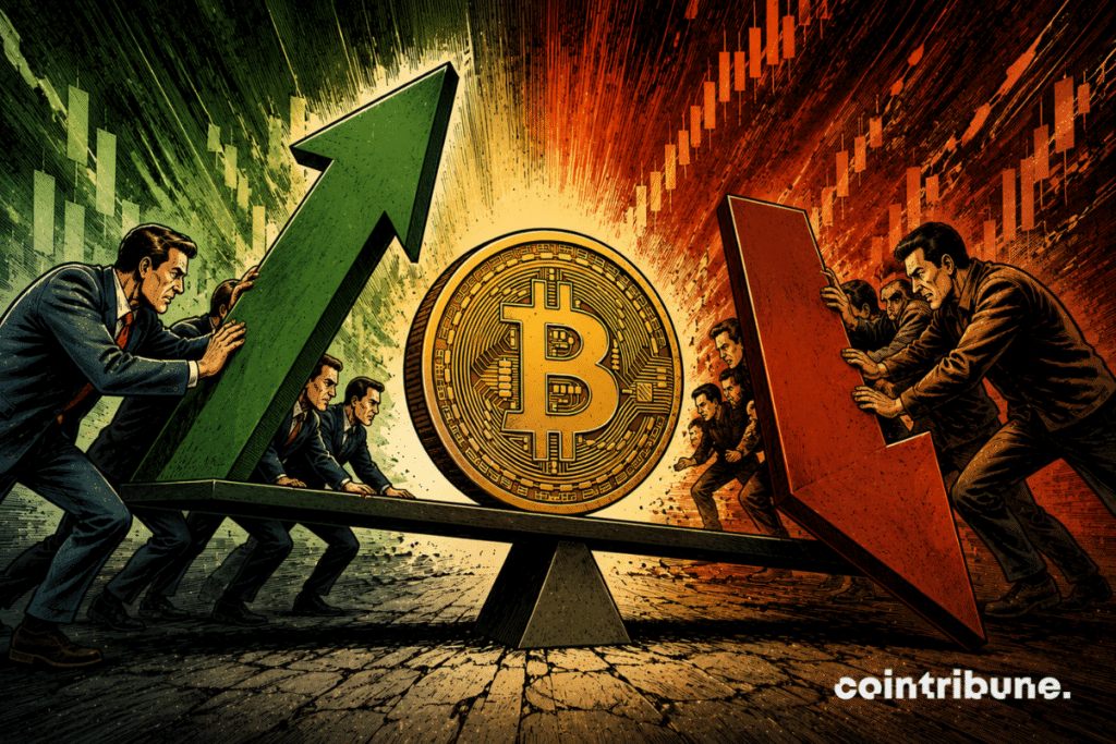 Investors representing Bitcoin market forces are in conflict.