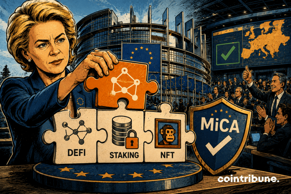 A European manager brings together DeFi, staking and NFT within a regulatory framework, under the approval of Brussels institutions.