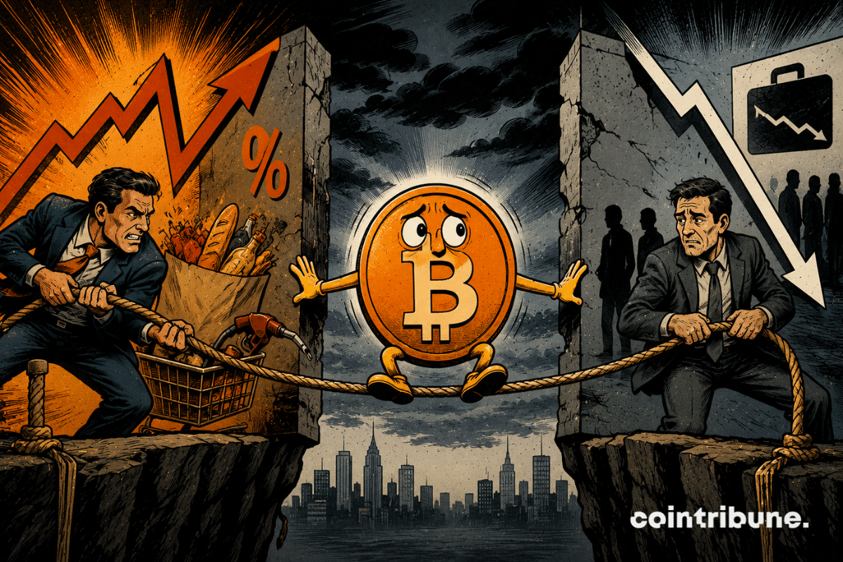 Between inflation and sluggish employment, Bitcoin remains trapped in its narrow range