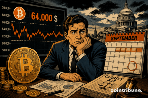 Bitcoin stagnates around $64,000 as Clarity Act vote slips into September