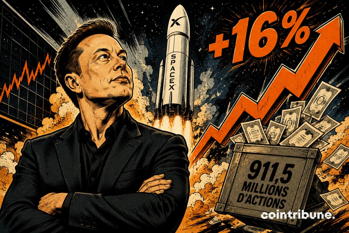 SpaceX jumps 16% despite unlocking 911.5 million shares