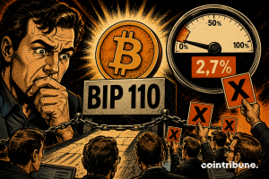 Bitcoin: The BIP 110 enters its decisive phase with less than 3% support