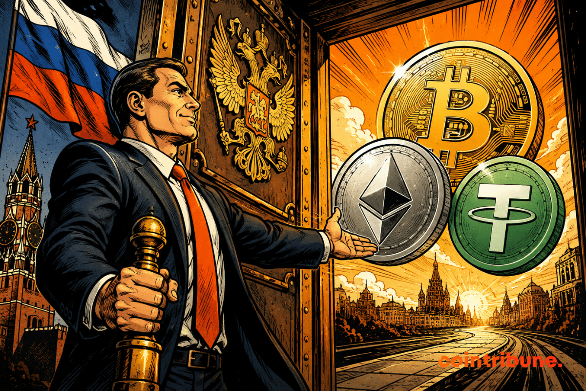 Crypto: Russia opens the door to bitcoin, ether and USDT