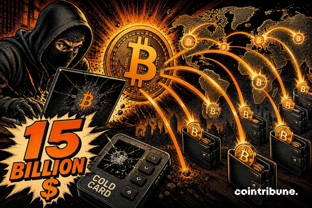 Coldcard hack triggers $15 billion in Bitcoin transfers