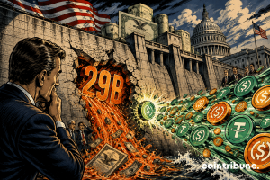 Stablecoins help US debt after $29 billion leak