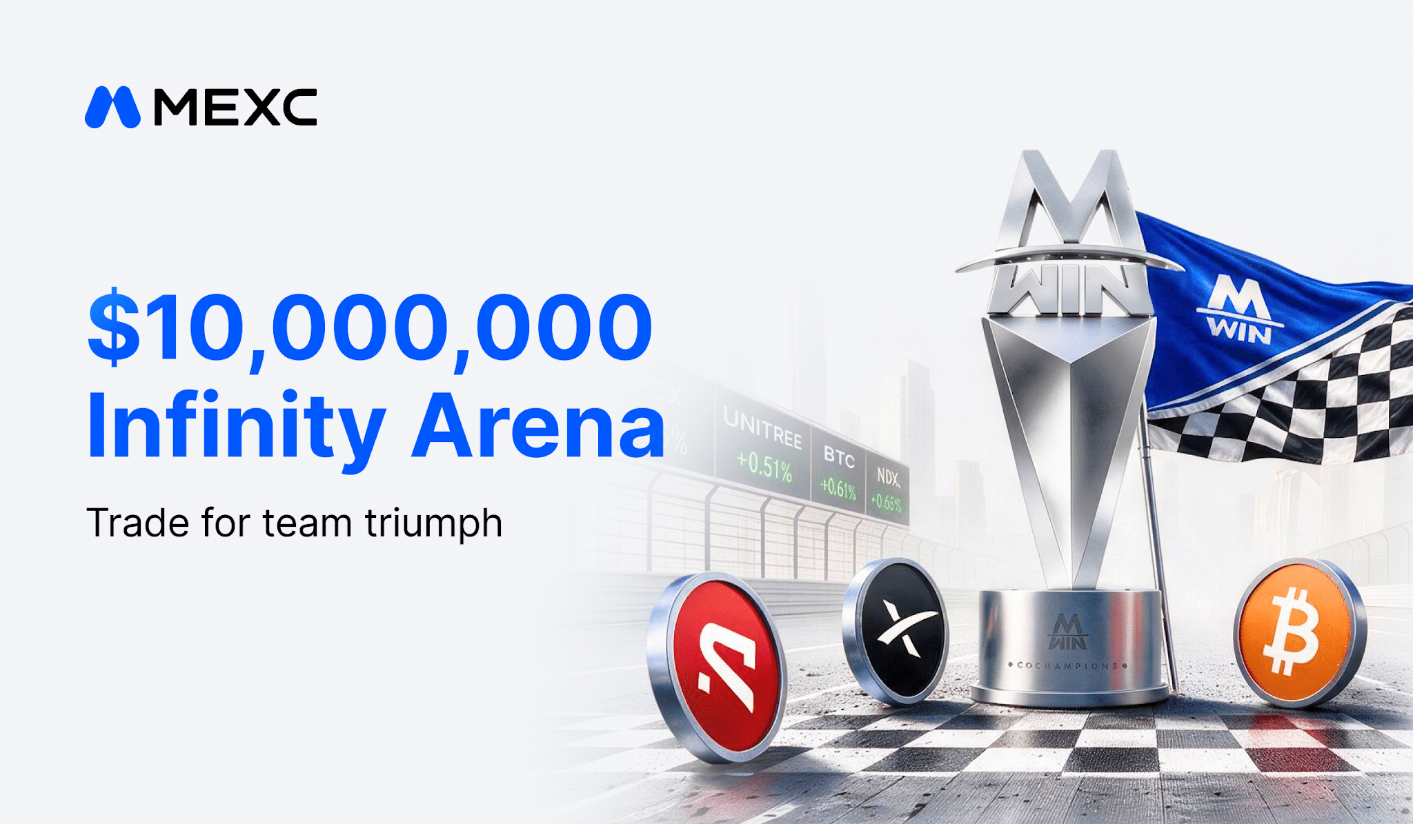 MEXC launches Win: Infinity Arena with fee-free trading and a pool of up to 10 million USDT