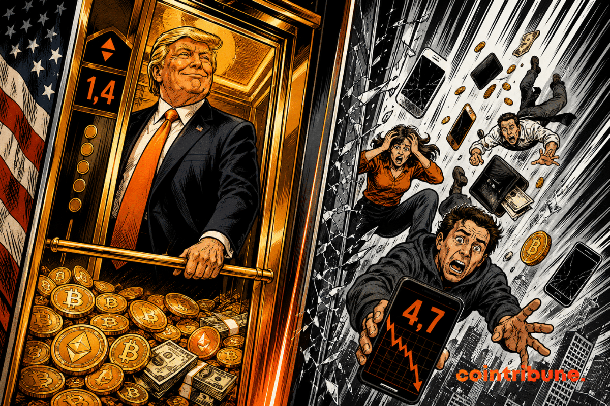 Crypto: $1.4 billion for Trump, 4.7 billion losses for investors
