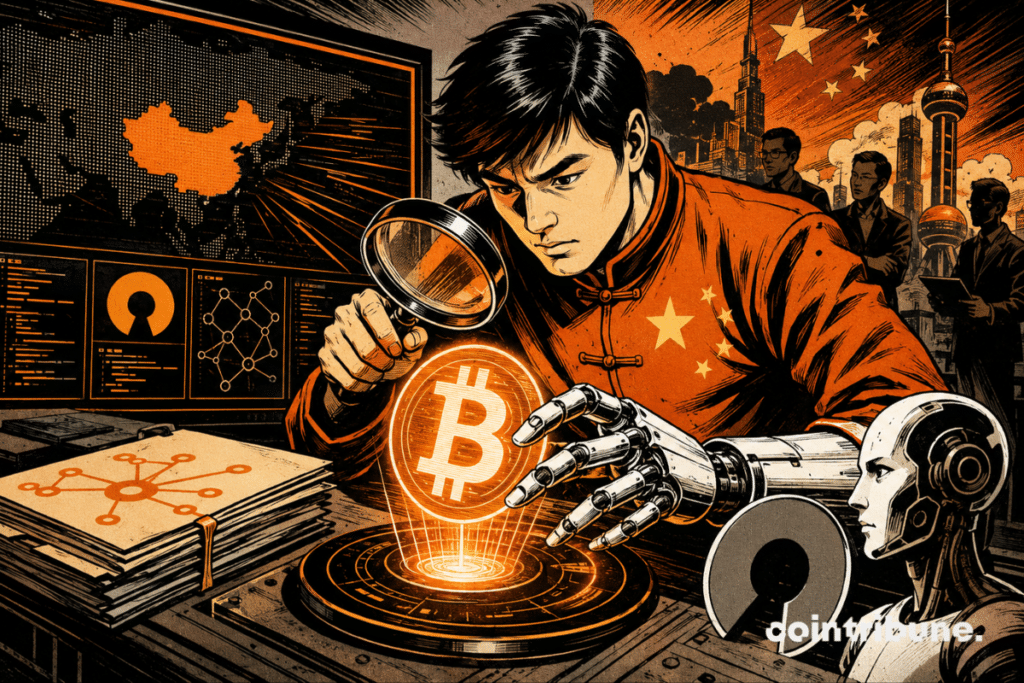 Bitcoin and Chinese AI Kimi analyzing the security of open source projects in a Chinese technological environment.