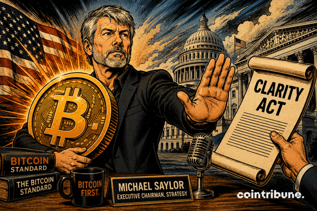 Michael Saylor believes that Bitcoin does not need the CLARITY Act.
