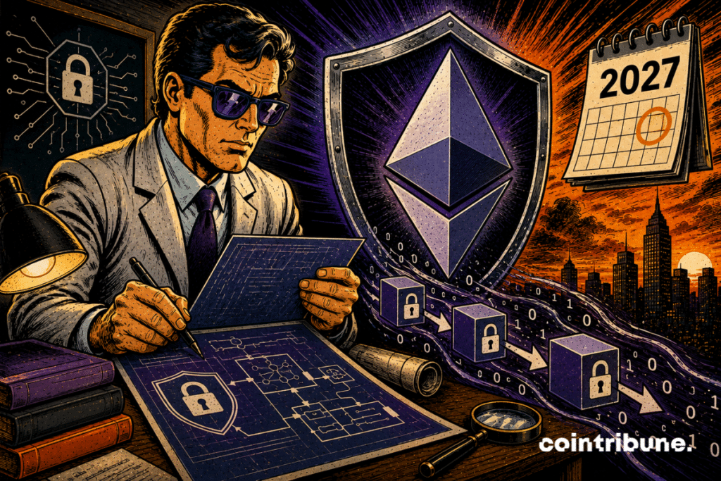A developer from the Ethereum Foundation monitors the schedule of various updates.
