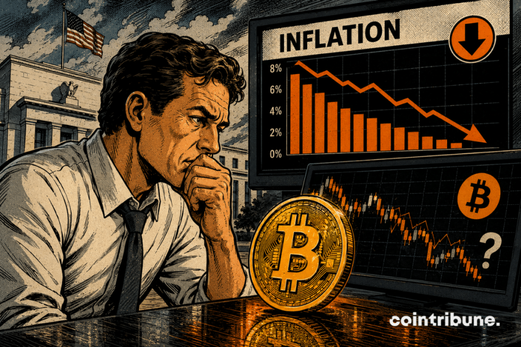 A Bitcoin investor watches the inflation numbers.