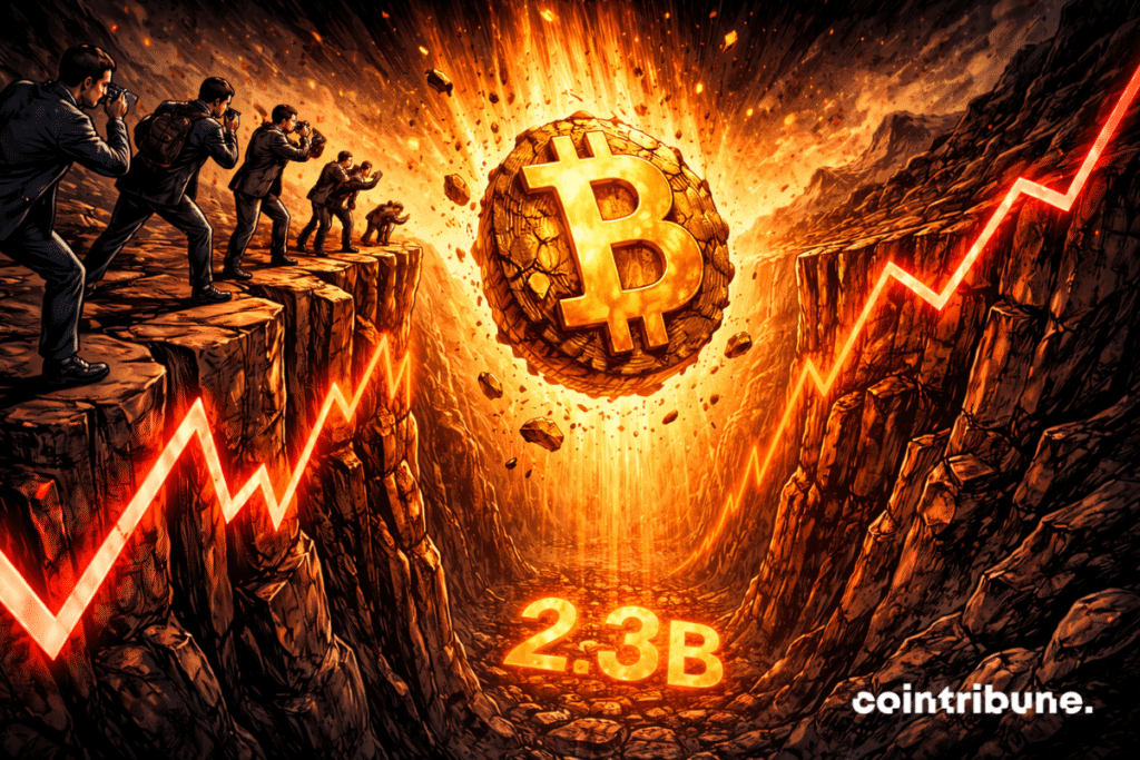 Investors are observing the capitulation of Bitcoin.