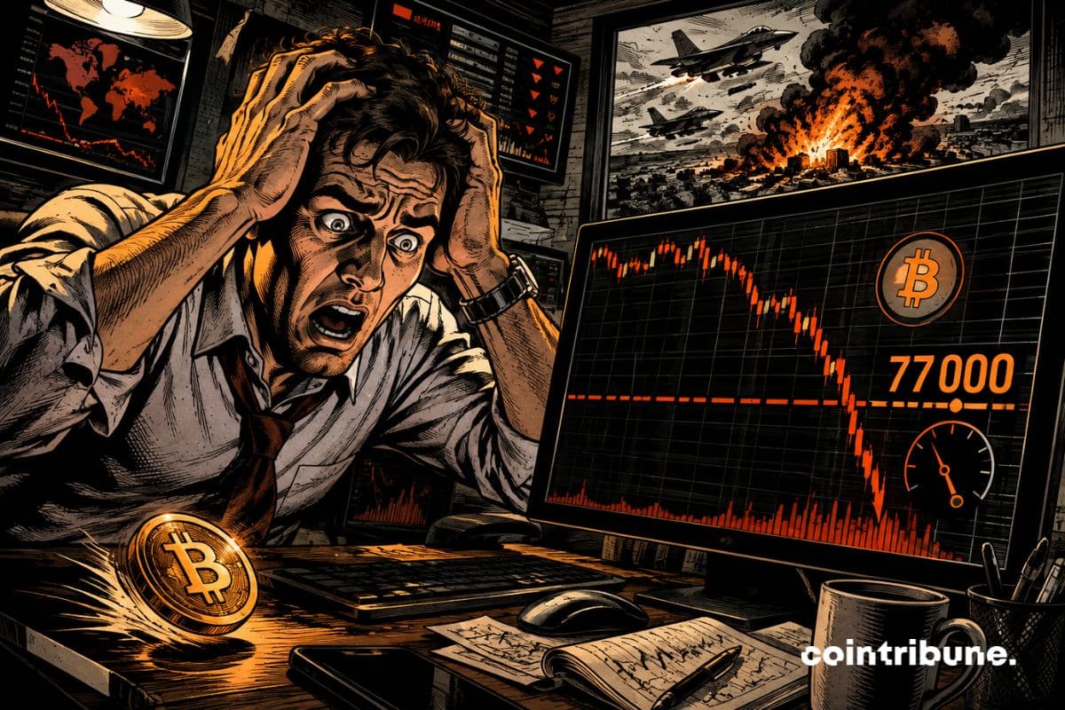 Bitcoin falls below $77,000 after US strikes on Iran
