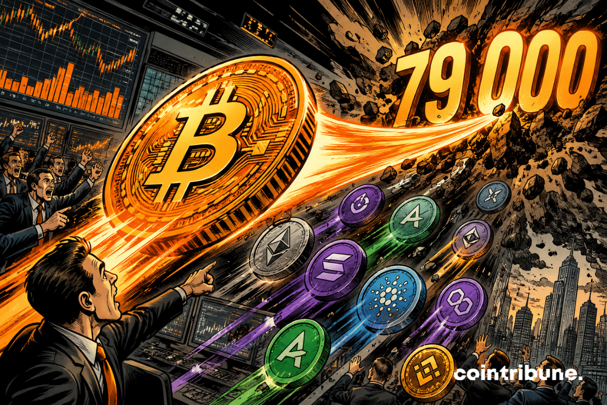 Bitcoin rushes towards $80,000 and the crypto market wakes up