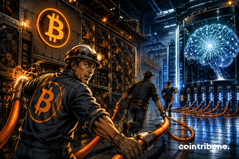 Bitcoin: The rush of miners towards AI weighs on the hashrate