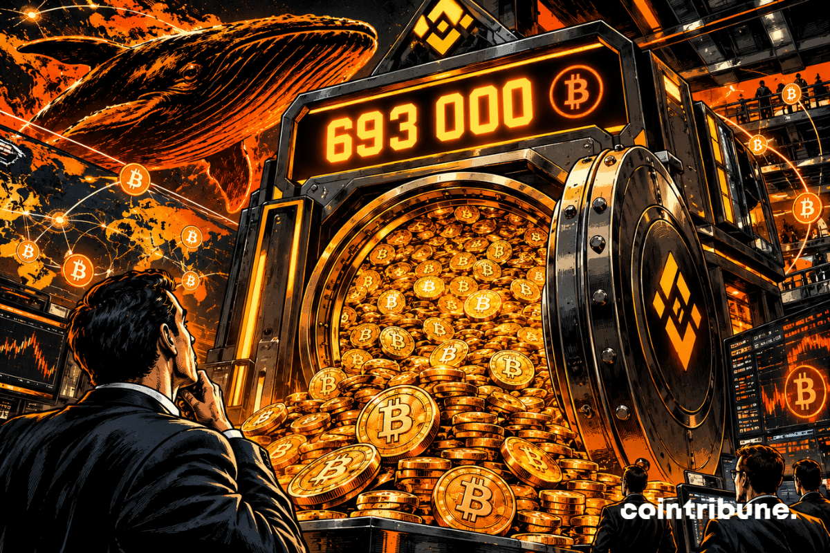 Bitcoin: 693,000 BTC are now held on Binance