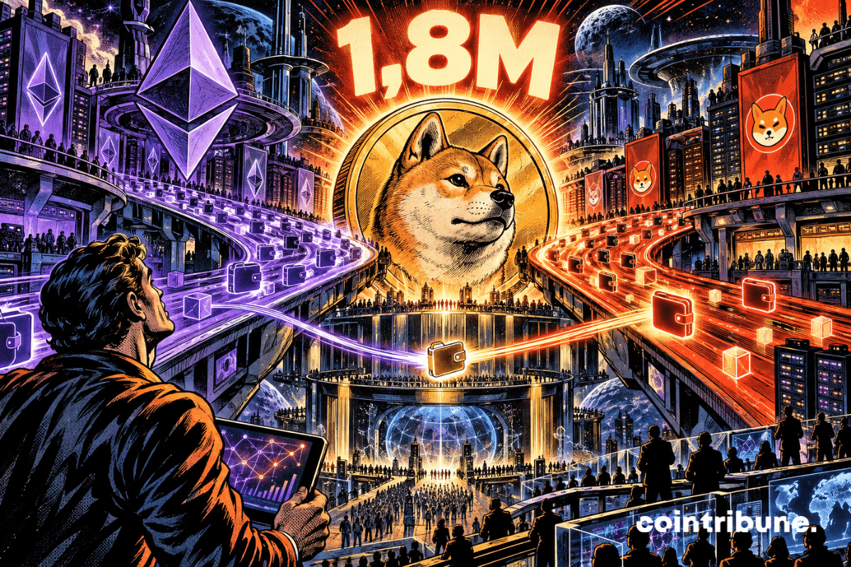 Crypto: Shiba Inu reaches a new milestone on Ethereum and Shibarium