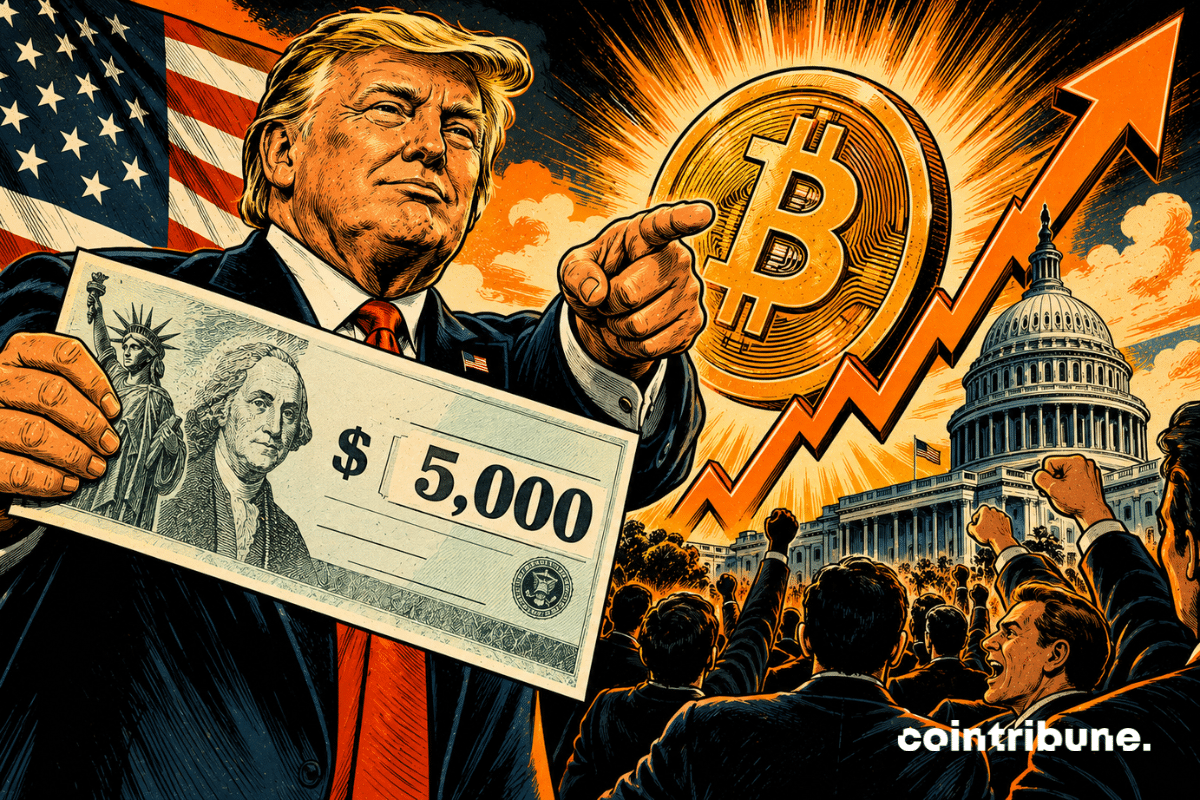 Bitcoin could benefit from Trump's promised $5,000 check