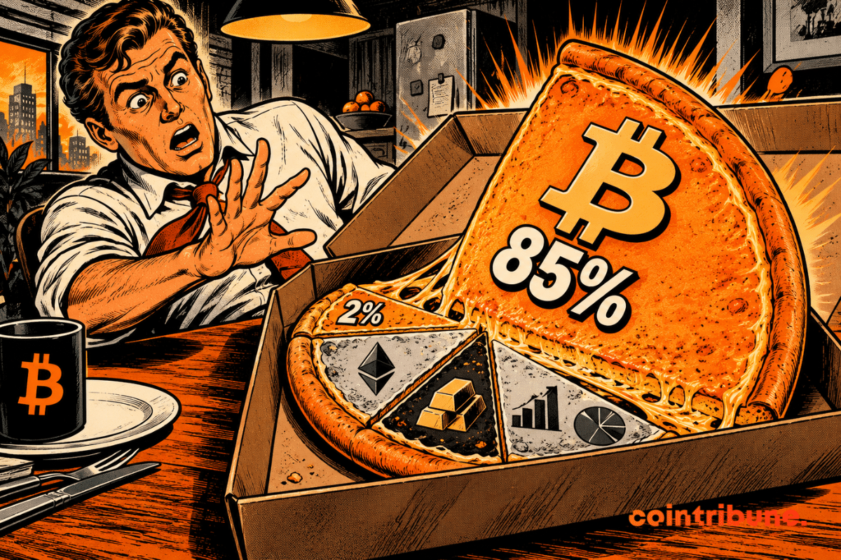 Bitcoin now weighs 85% of some portfolios, compared to 2% initially