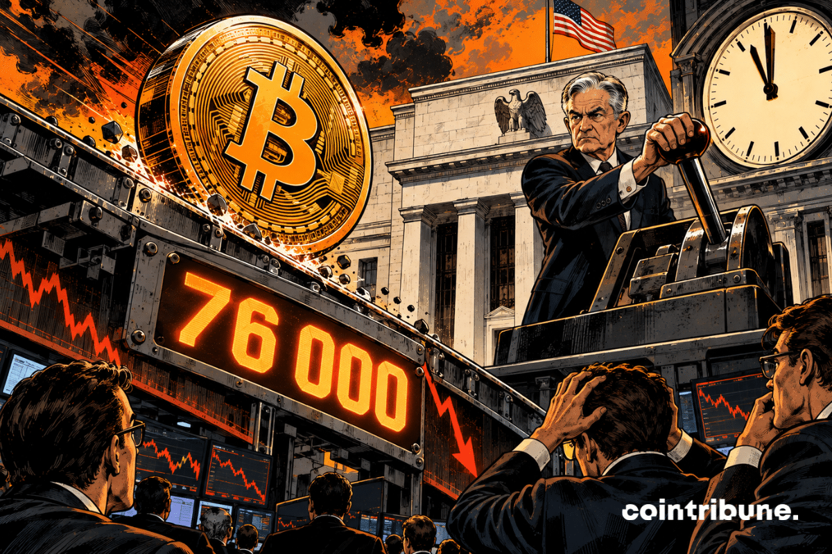 Bitcoin at $76,000 on the eve of the Fed decision: Will the decline accelerate?