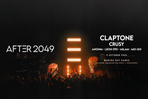 AFTER 2049 confirms Claptone and Crusy to kick off Singapore Grand Prix weekend