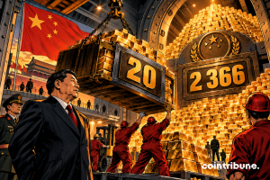 China buys 20 tonnes of gold and increases its reserves to 2366 tonnes