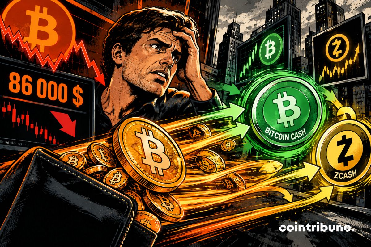 Bitcoin below $86,000, capital flows to Bitcoin Cash and Zcash